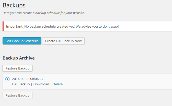unyson-framework-inbuilt-backup
