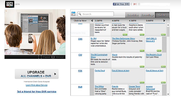 USTVnow EPG