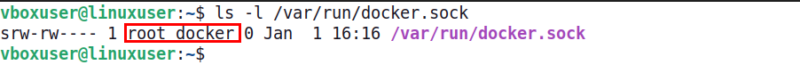 Check The Docker Socket File