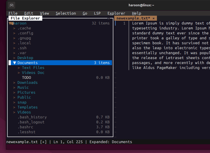 Fresh Terminal Built In File Explorer