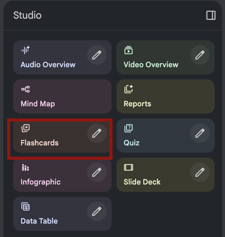 Notebooklm Flashcards
