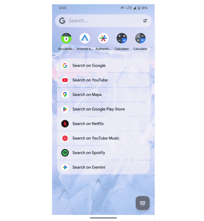 Pixel Home Interface