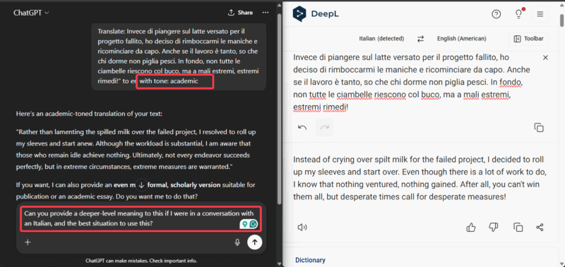 Chatgpt Translate Interactive Interface