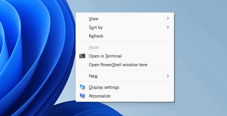 Classic Right Click Menu in Windows 11