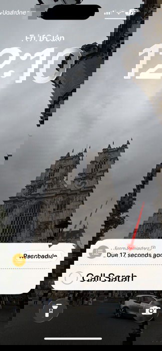 Critical Reminders iPhone Reschedule