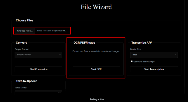Filewizard Ocr Feature