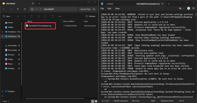 Patchmypc Logged Track