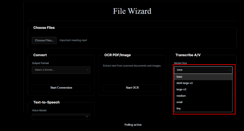 Rename Transcribe Model