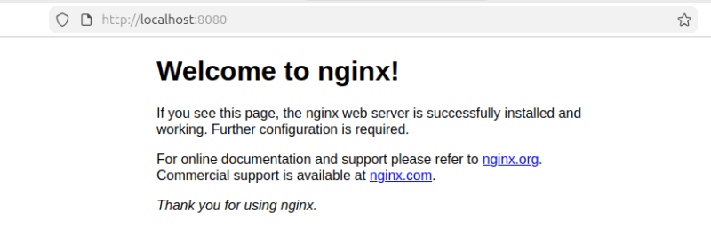 Run Nginx