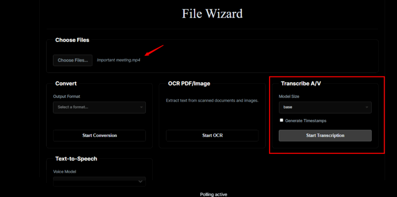 Transcribe Audio Video